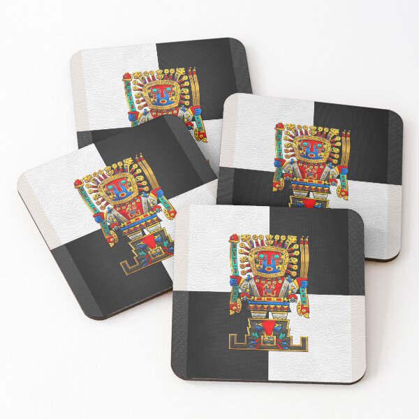 Item preview, Incan Gods - The Great Creator Viracocha on Black and White designed and sold by Serge Averbukh Art Studio.