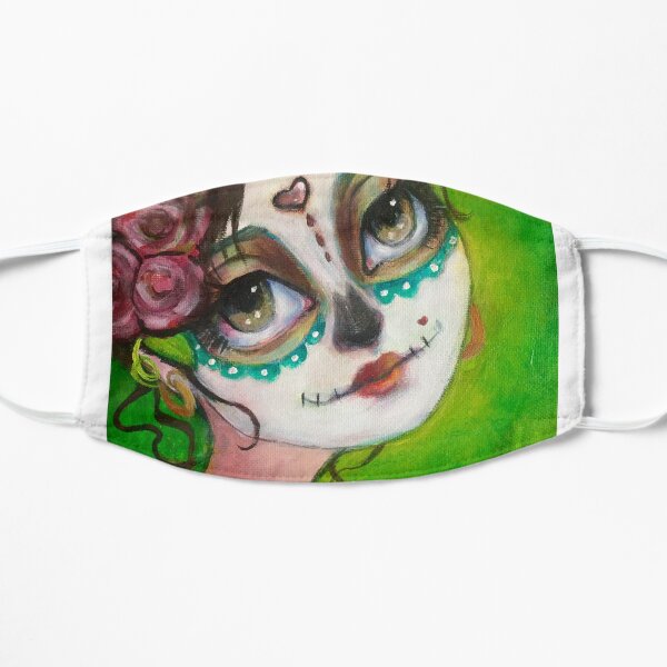 Dia de Los muertos beauty Small Mask