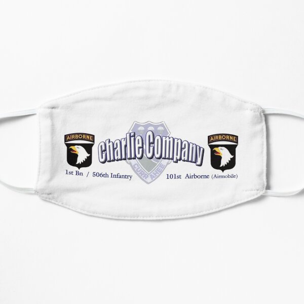 Currahee - Charlie Company - 1st Bn / 506th Infantry - 101st Airborne (Airmobile) Flat Mask