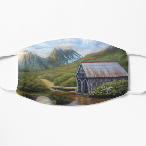 cradle mountain tasmania australia Flat Mask