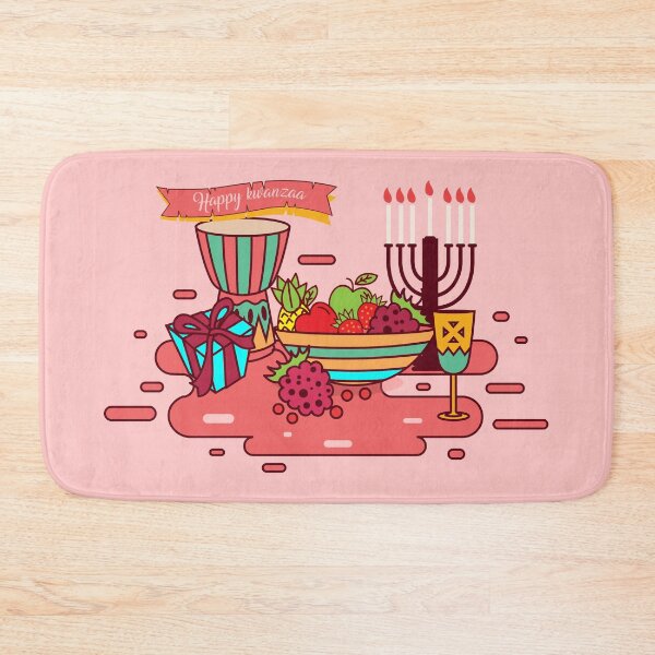 Item preview, pink happy kwanzaa designed and sold by Gossip Rag.