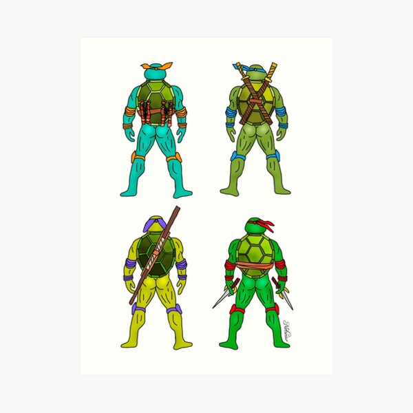 Ninja Turtles LV Art Print