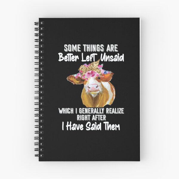 Item preview, Some Things Are Better Left Unsaid! - Funny Sarcastic Heifer designed and sold by Dressed For  Duty.