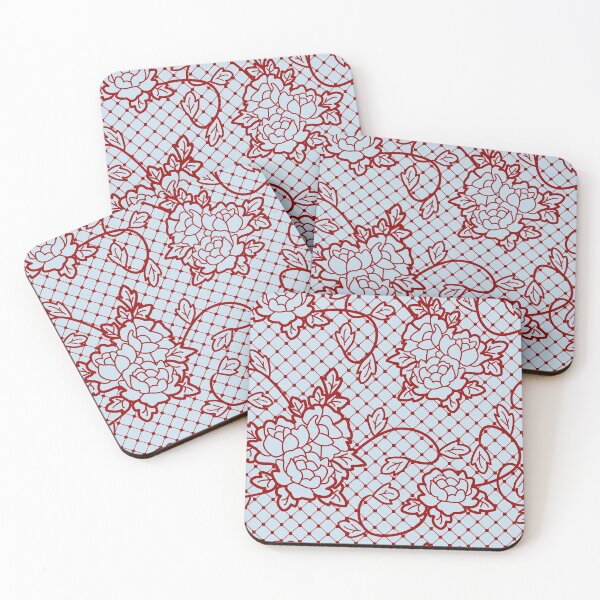 Item preview, Red lace pattern 02 designed and sold by Lefteris Betsis.