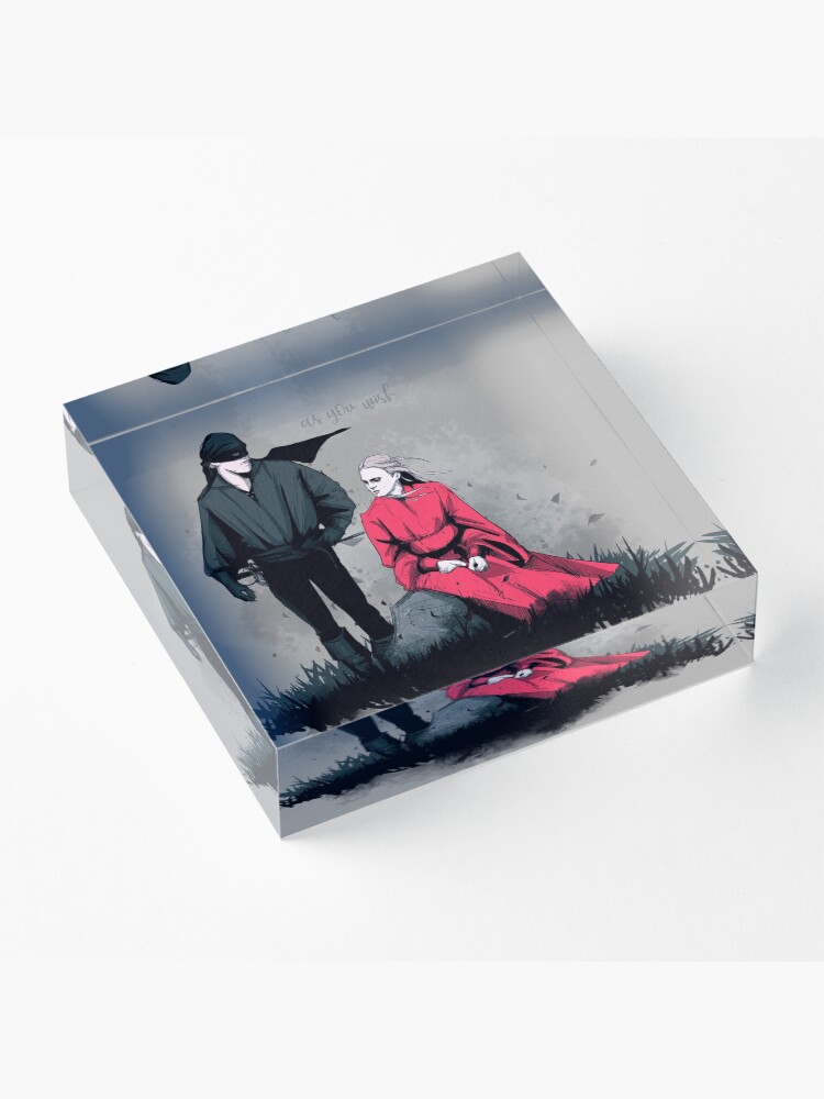 Alternate view of Pirate & Princess Acrylic Block