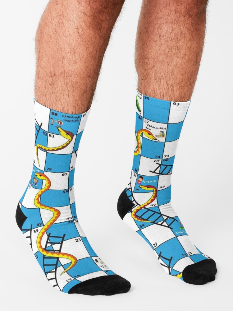 LH UNION SNAKE SOCKS - WHITE