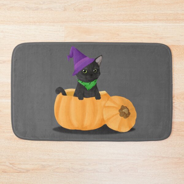 Item preview, Witchy Pumpkin Cat designed and sold by michelleachan.