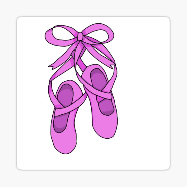 "Dance Shoes" Sticker by JessNicole94 Redbubble