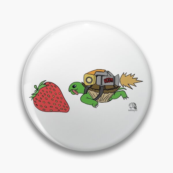 Item preview, Speedy Turtle Getting the Strawberry designed and sold by rachelmbradyart.