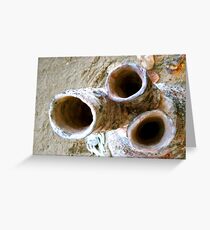 Kiln Pipes Greeting Card