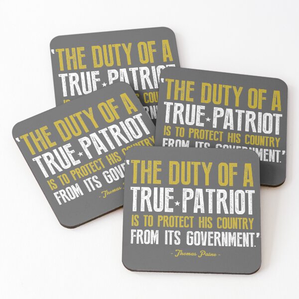 Item preview, Thomas Paine quote designed and sold by John the Craftsman.
