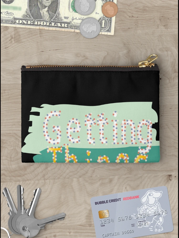 Thumbnail 3 of 4, Zipper Pouch, Getting Things Done designed and sold by scriptscode.