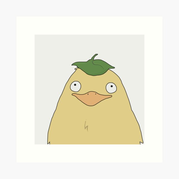 Duck/bird/chicken leaf Art Print