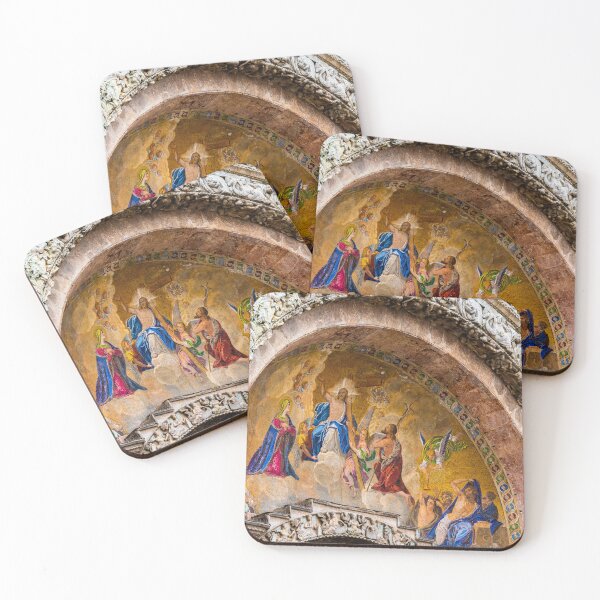 Item preview, Jesus Christ enthroned in Paradise with Cross mosaic on San Marco Basilica in Venice, Italy designed and sold by debbieannpowell.