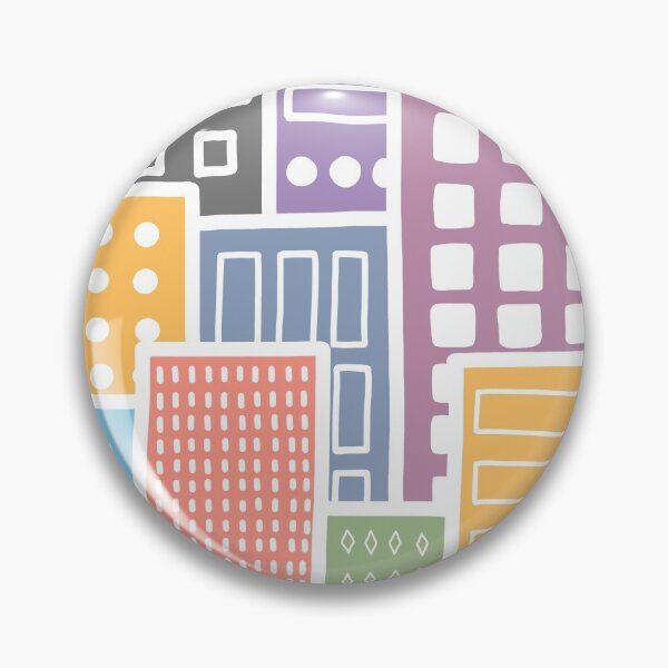 Item preview, Rainbow Pastel Buildings designed and sold by passionatelyem.
