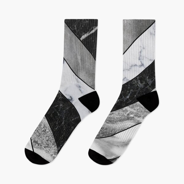 Item preview, Shimmering mirage - grey marble chevron designed and sold by marbleco.