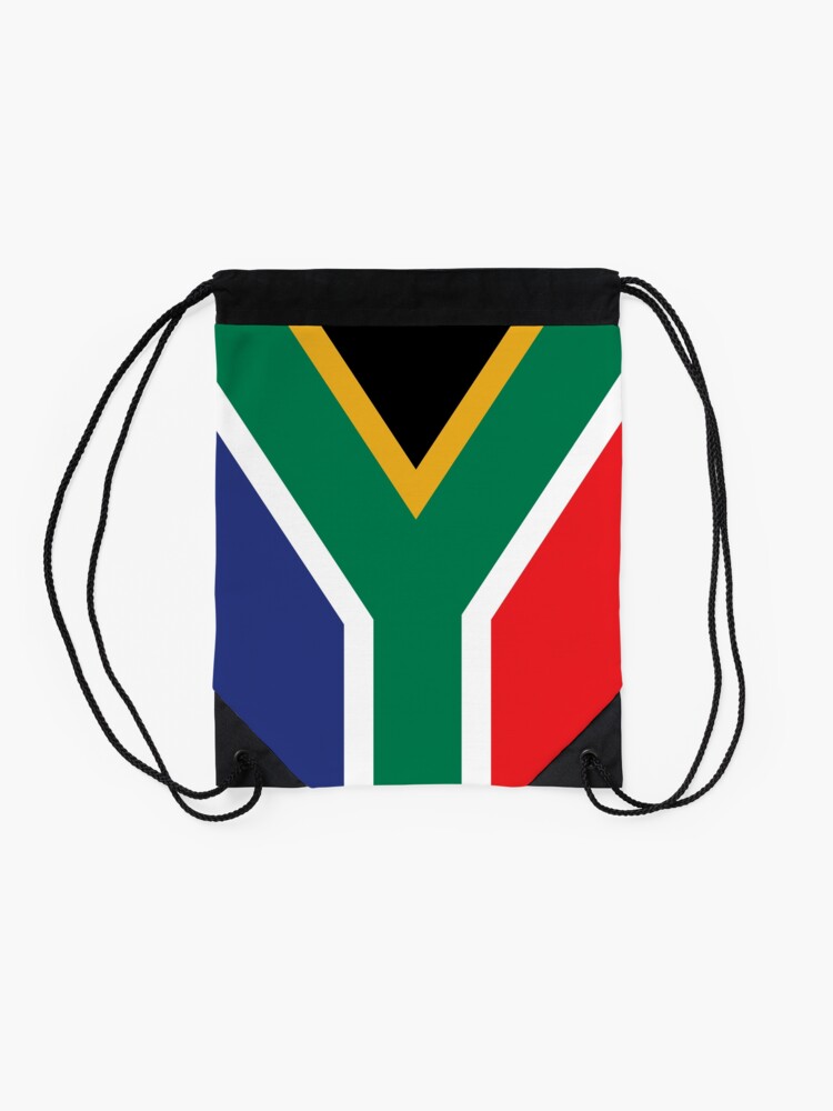 Alternate view of South Africa Flag Drawstring Bag
