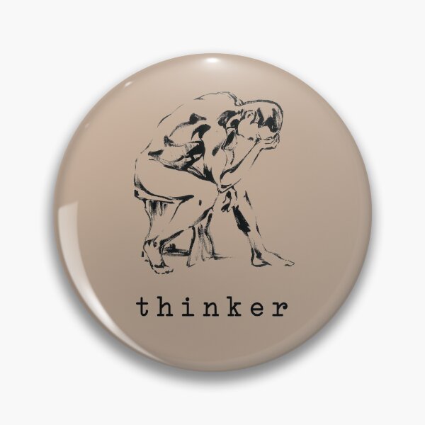 Item preview, The Thinker (brown) designed and sold by mandeegirl17.