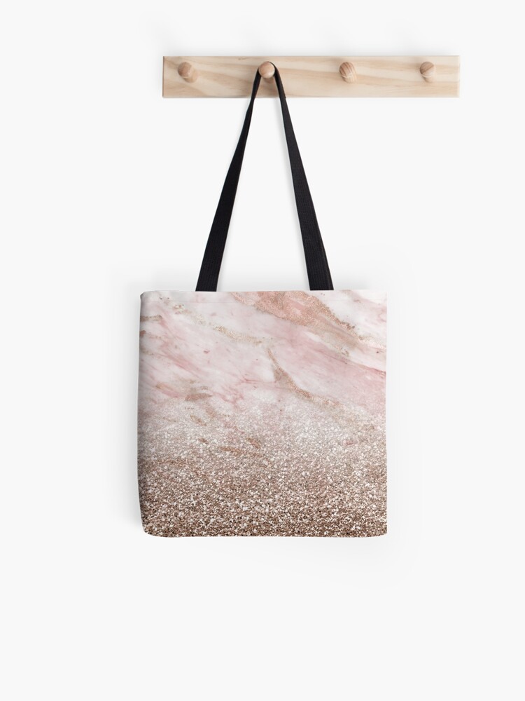 pink rose gold bag