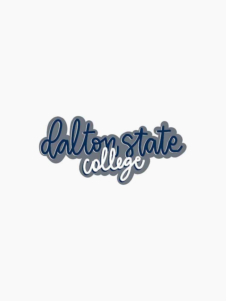 "dalton state college" Sticker by bonnygraphics Redbubble