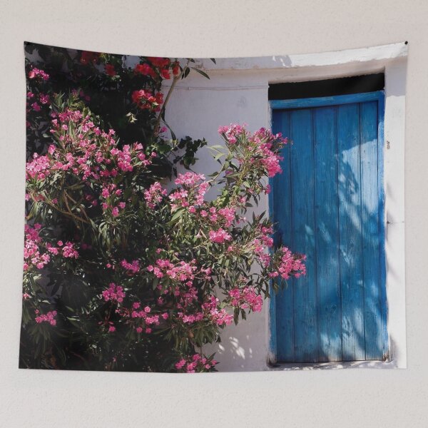 Item preview, greek blue door designed and sold by itsvalrinfret.