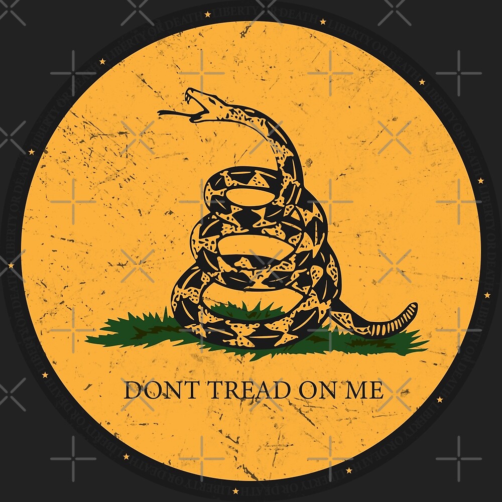 Whitesnake Live Bandiera Da Scrivania Gadsden 4x6 - Serpente 'Non  Calpestarmi', Asta Inclusa, USA Scritta Liberty, image size:1000x1000