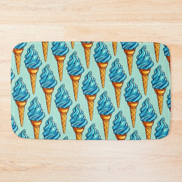 Item preview, Blue Ice Cream Pattern designed and sold by Kelly  Gilleran.