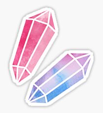Pegatina Watercolor Crystals