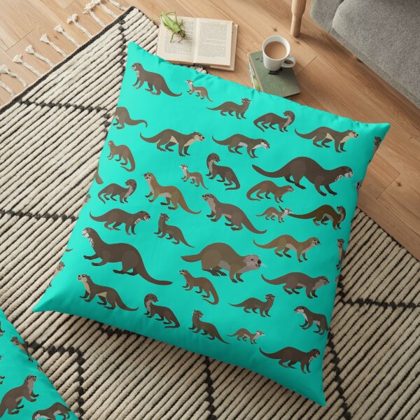 Know Your Otters Floor Pillow