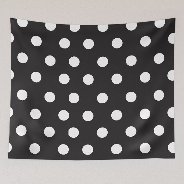 Item preview, Black and White Large Polka Dot  designed and sold by SqueakyRicardo.