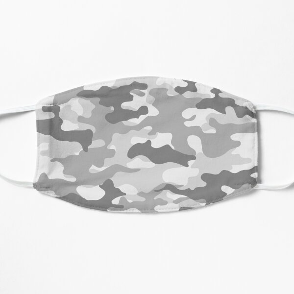 Winter Camo Flat Mask