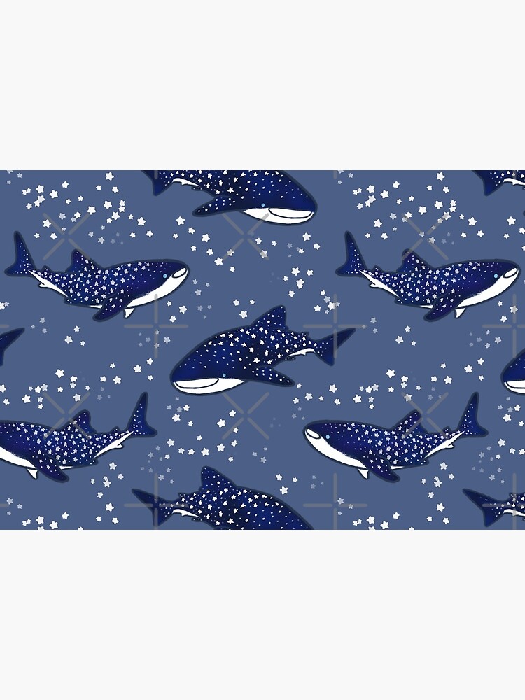 Starry Whale Sharks (Dark version) by soyrwoo