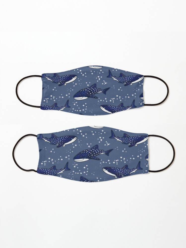 Alternate view of Starry Whale Sharks (Dark version) Mask
