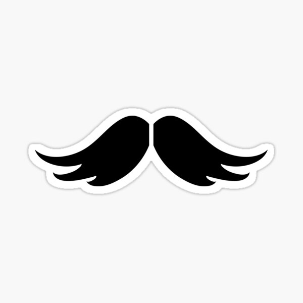 Mustache Mania - The Schnauzer Sticker