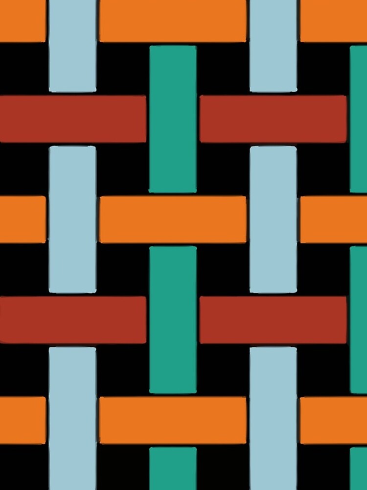 Thumbnail 4 of 4, iPhone Case, Plaited Ribbons Pattern designed and sold by Artist15.