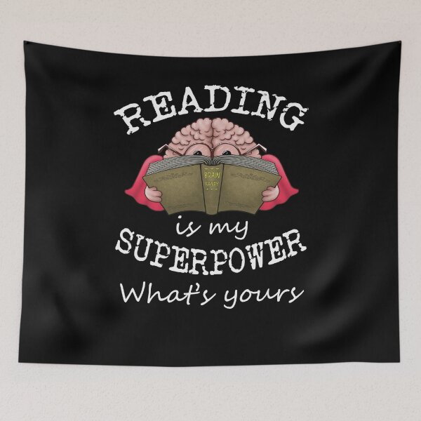 Item preview, Reading Is My Superpower What’s Yours Book Lover Gift designed and sold by T-minus.