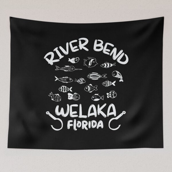 Item preview, River Bend Welaka Florida  - Boat Fishing Lover - Fisherman designed and sold by Dressed For  Duty.