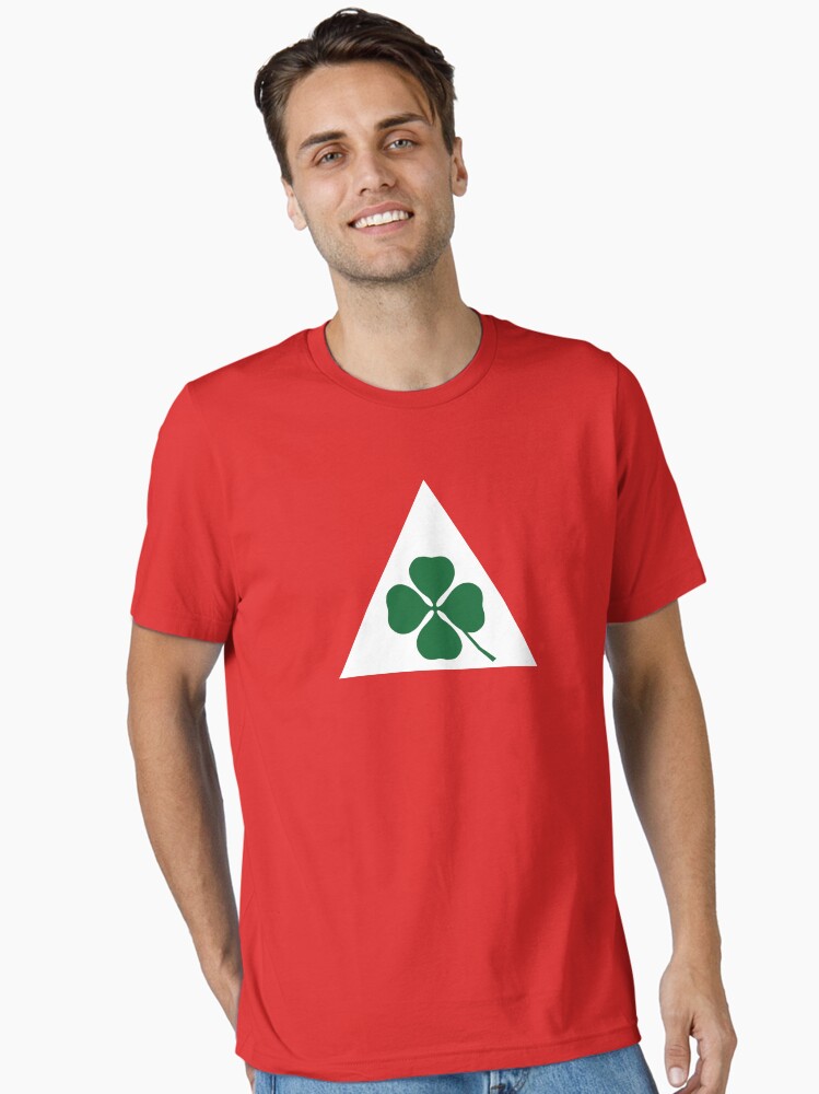 Thumbnail 2 of 7, Essential T-Shirt, Quadrifoglio Classic Alfa Romeo designed and sold by AutomotiveArt.