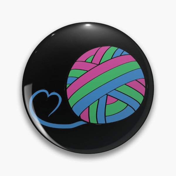 Item preview, Pride Merch!  Yarn Ball - Polysexual designed and sold by Xilarae.