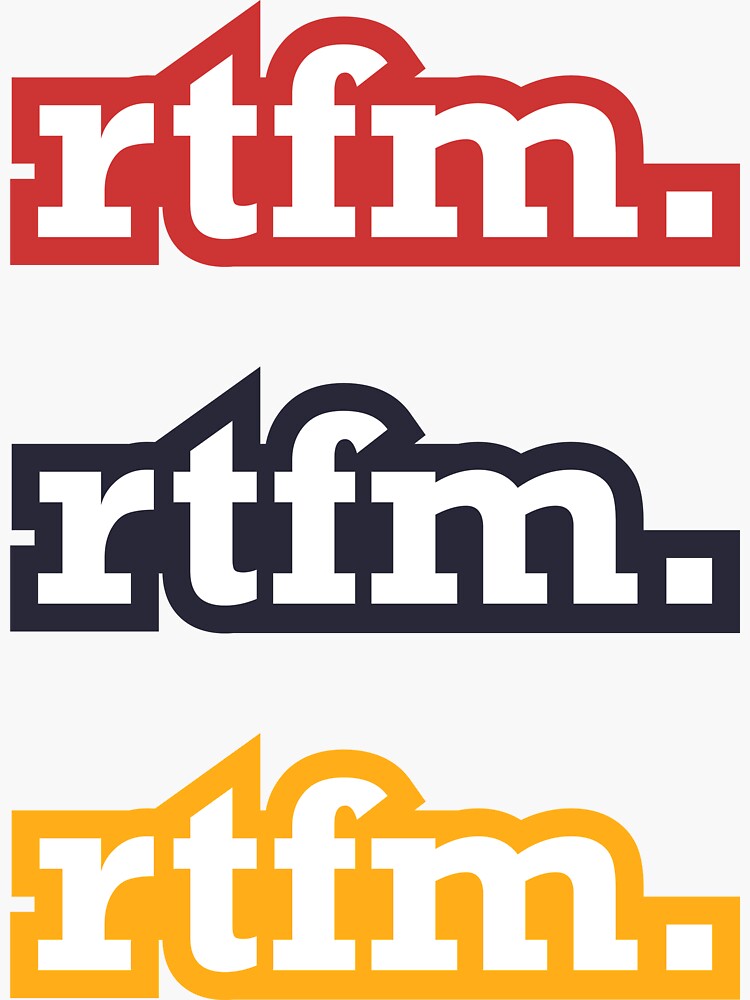 RTFM Combo Pack by SilverbackArts