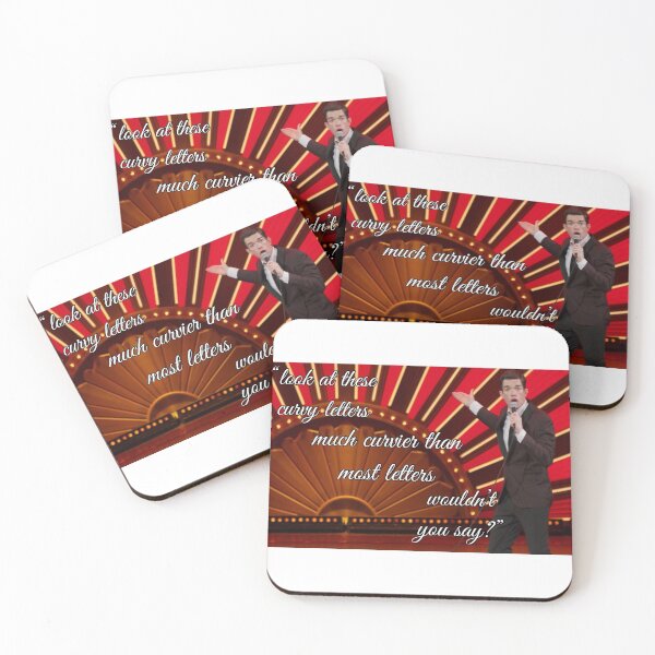 Aperçu de l'œuvre John Mulaney Curvy Letters créée et vendue par hannahsshop.