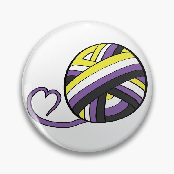 Item preview, Pride Merch!  Yarn Ball - Nonbinary designed and sold by Xilarae.