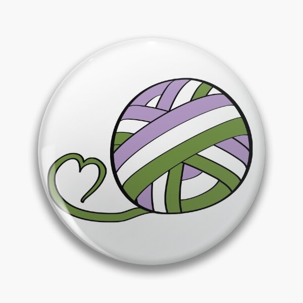 Item preview, Pride Merch!  Yarn Ball - Gender queer designed and sold by Xilarae.