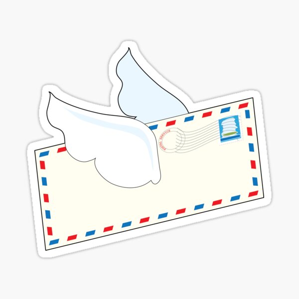 Item preview, Letter with Wings designed and sold by Maria Bell.