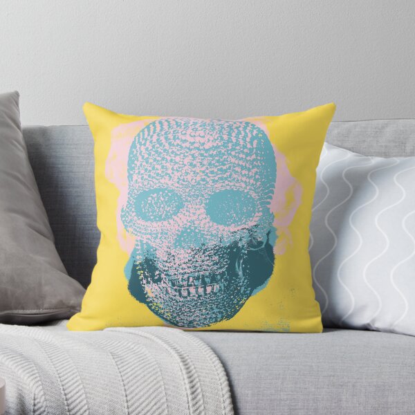 Skull IV Throw Pillow