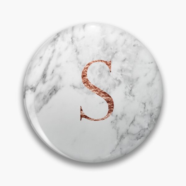 Item preview, Monogram rose marble S designed and sold by marbleco.