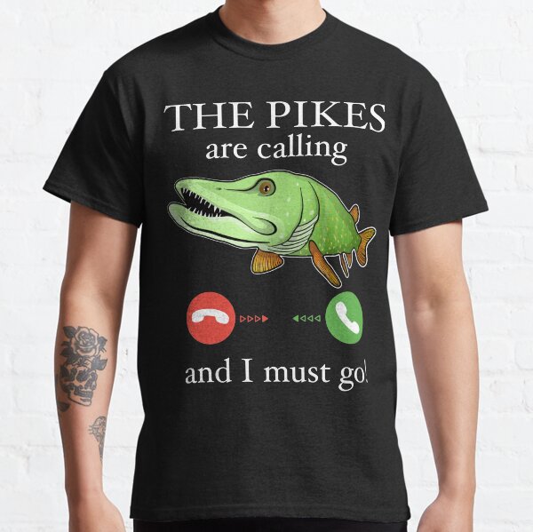 Premium Fishing Shirt Pike Fishing Gift Northern Pike Shirt Funny Fishing Shirt Fly Fishing Shirt Freshwater Gift Angler Fisherman Father