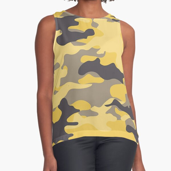 yellow camo top