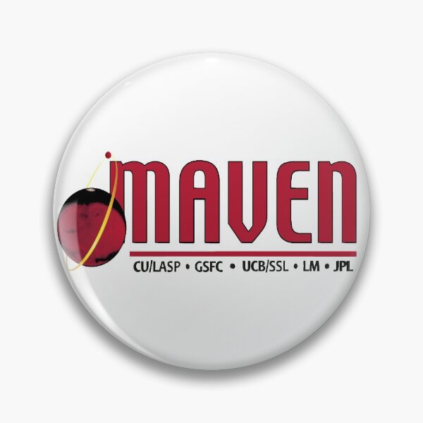 Artikelvorschau, Logo der Marsatmosphäre und der flüchtigen Entwicklungsmission (MAVEN) entworfen und verkauft von Nikki SpaceStuffPlus.
