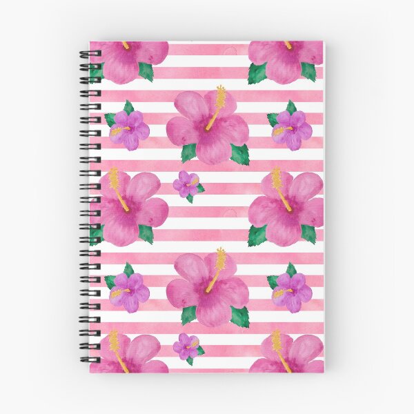 Item preview, Tropical Beach Summer Nautical Vacation | Aloha Hawaii Pink Flowers | Blue Stripes | Pretty Face Masks Dust Masks  designed and sold by rdorsey8.